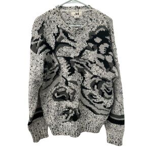 Vintage 90’s wool blend pattern sweater size medium